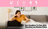 Leg Elevation Wedge Pillow High Grade Foam Support for Sleeping, Swelling Relief, Blood Circulation, Back, Hip, Knee Pain Removable Washable Cover 60x50x15cm Made in UK