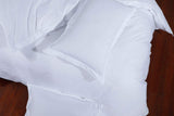 Sapphire Collection Egyptian Cotton 800 ''TC Hotel White Bedding Set Duvet Cover Solid