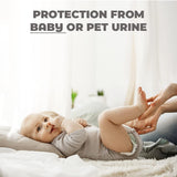 100% Waterproof 30cm Deep Terry Towel Pure Cotton Mattress Protector Super Absorbent Stain Proof Non-Allergenic & Non-Noisy Deep Fitted Bedsheet - Mattress Topper