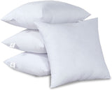 Soft Bedding Cushion Inner Inserts Square Pillows Pads PollyCotton Bounce Back Hotel Quality Inner Stuffer 100% Hallowfibre Filling New (2, 20" x 20" (50 x 50 cm))