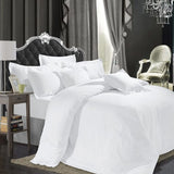 Sapphire Collection Egyptian Cotton 800 ''TC Hotel White Bedding Set Duvet Cover Solid