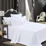 Sapphire Collection 800 Thread Count Pure Egyptian Cotton Super Soft Hotel Quality Flat Sheet (White, King)