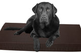 Sapphire Collection Orthopedic Dog Bed Memory Foam Pet Dog Bed Mattress with water resistant Cover (48 x 36" x 3" (120 x 90 x 7.5cm), Brown)