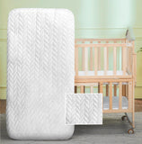 Sapphire Collection Anti-Bacterial Baby Junior,Toddler Cot, Cot Bed Foam Mattress with Breathable Zip Cover