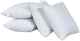 Soft Bedding Cushion Inner Inserts Square Pillows Pads PollyCotton Bounce Back Hotel Quality Inner Stuffer 100% Hallowfibre Filling New (2, 20" x 20" (50 x 50 cm))