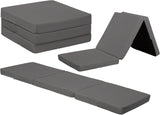 Sapphire Collection Z bed Cube Foldable Futon Mattress for Adults Kids Sleepover Chair Bed Single Futon Ready Bed Floor Mattress for Living Room Playroom Soft & Comfy Foam