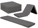 Sapphire Collection Z bed Cube Foldable Futon Mattress for Adults Kids Sleepover Chair Bed Single Futon Ready Bed Floor Mattress for Living Room Playroom Soft & Comfy Foam